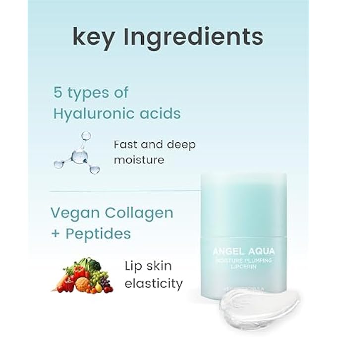 ECO BEYOND PLUMPING LIPCERIN (0.5FL OZ) - DEWY HYDRATING LIP CARE BALM. SLEEPING MASK, OVERNIGHT KOREAN SKIN CARE FOR DRY, CHAPPED LIPS. CLEAN FORMULA WITH VEGAN COLLAGEN, HYALURONIC ACID, PEPTIDES. - Image 3
